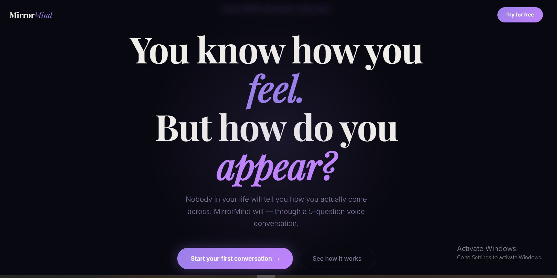 MirrorMind preview image