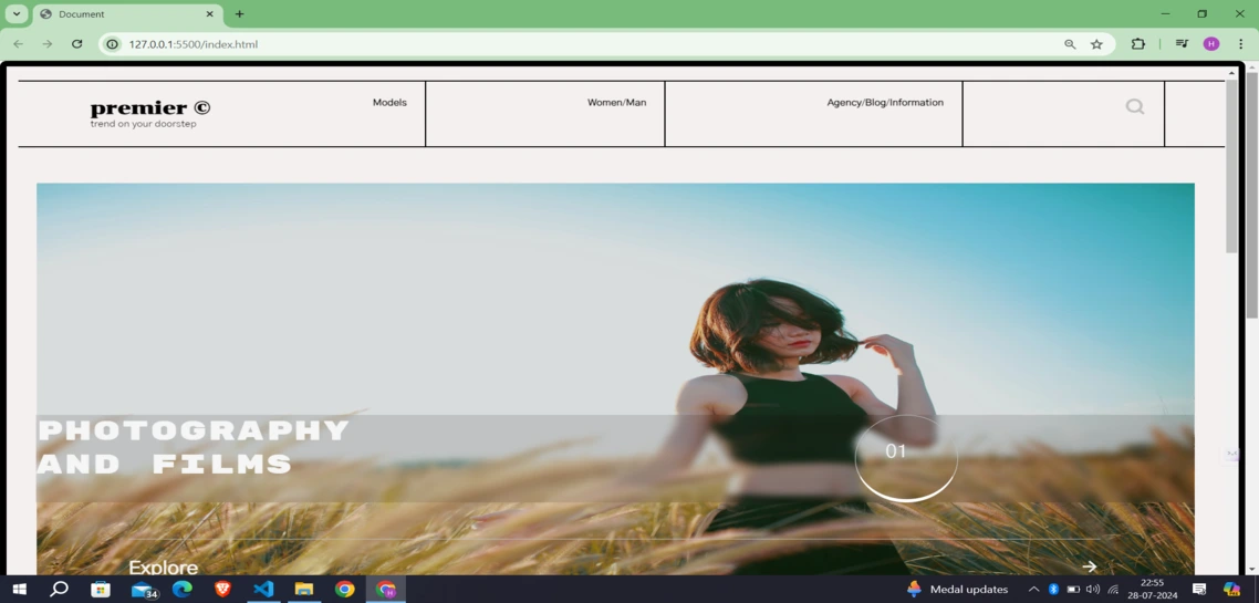 netflix clone website preview image